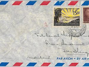 62448 - DUTCH ANTILLEN  - POSTAL HISTORY -  COVER 1957:  CARIBEAN CONGRESS