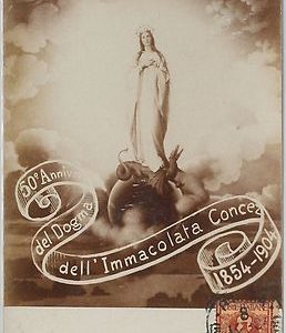 48303  CARTOLINA d'Epoca - ROMA:   Cinquantenario del DOGMA dell'IMMACOLATA 1904