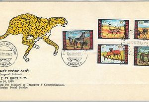 65007 - ETHIOPIA - POSTAL HISTORY -  FDC COVER: 1980  WILD ANIMALS