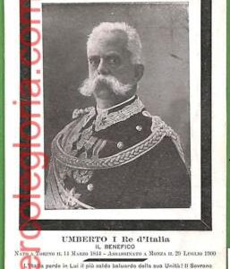 ah1001 - VINTAGE POSTCARD - Umberto I - ROYALTY Reali ITALY