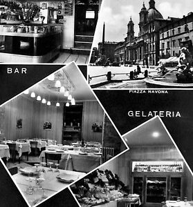 ab0760 - CARTOLINA D'EPOCA -ROMA Città : Ristorante " Tre Scalini"