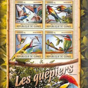 A7960 - REP.GUINEE -  Stamp Sheet -2016  BIRDS