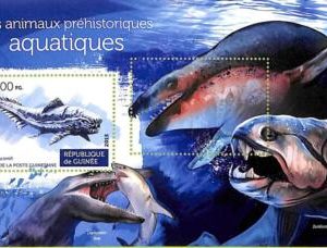 A7985 - REP.GUINEE - ERROR MISPERF  Stamp Sheet -2015 Prehistorics DINOSAURS