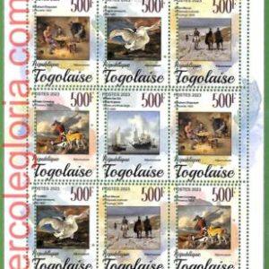 B1883 - TOGOLAISE - ERROR MISPERF Stamp Sheet - 2023 - ART