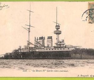 af7648 - FRANCE - VINTAGE POSTCARD - 1906 - SHIP "Le Henri IV" NAVI