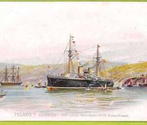 af7532  - SPAIN - VINTAGE POSTCARD  Ansichtskarten - SHIP  "PELAYO"