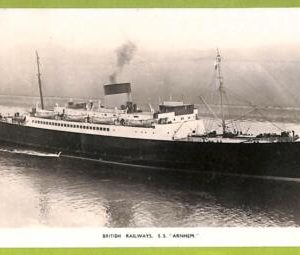 af7521  - Netherlands - VINTAGE POSTCARD - 1957 SHIP  "Arnhen" NAVI