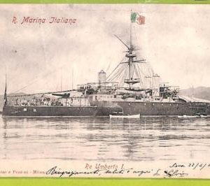 af7505 - ITALY - VINTAGE POSTCARD  Ansichtskarten  - 1905 - SHIP Re Umberto NAVI