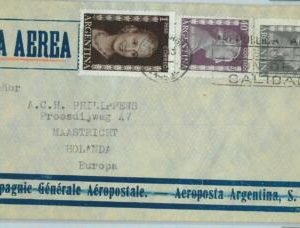 94052 - ARGENTINA - POSTAL HISTORY - AIRMAIL COVER to the NETHERLANDS 1952 Evita