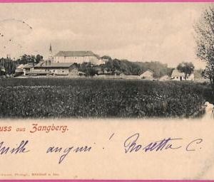 af8664 - GERMANY - Ansichtskarten VINTAGE POSTCARD - Gruss aus Zanberg - 1907