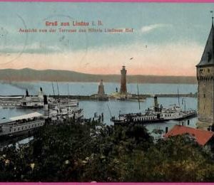 af8695 -  GERMANY - Ansichtskarten VINTAGE POSTCARD - Gruss aus Lindau - 1912