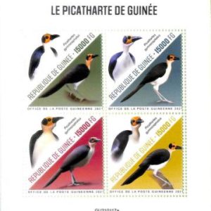 A7995 - REP.GUINEE -  ERROR MISPERF Stamp Sheet - 2021 BIRDS