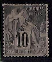 ZA0108m - St PIERRE MIQUELON -  STAMP -  Yvert  # 22 MINT  Hinged  MH