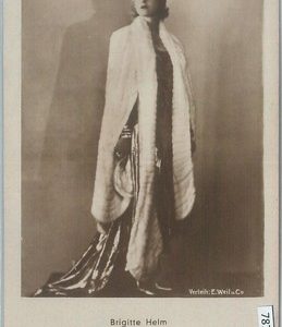 78743 - VINTAGE POSTCARD - CINEMA: Brigitte Helm