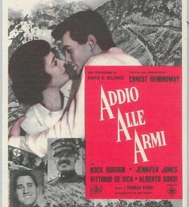 78740 - VINTAGE POSTCARD - CINEMA: A Farewell to Arms - Hemingway, Rock Hudson
