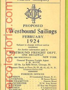 af7419 - VINTAGE POSTCARD - USA - Maritime Transport ADVERTISEMENT Chicago