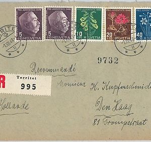 62426  -  SWITZERLAND - POSTAL HISTORY: FDC  COVER 01.12.1948 - PRO JUVENTUTE