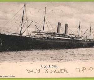 af7409 - VINTAGE POSTCARD Ansichtskarten - 1901 -  SHIP R.M.S.Celtic   NAVI