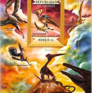 A7973 - REP.GUINEE - ERROR MISPERF  Stamp Sheet -2015 Prehistorics DINOSAURS