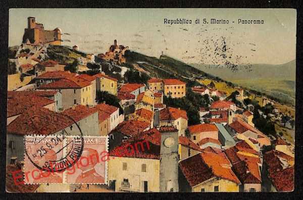 ai4794 - CARTOLINA D'EPOCA - San Marino Città - Panorama