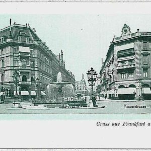 33483  - Ansichtskarten  POSTCARD - Deutschland GERMANY - GRUSS AUS Frankfurt