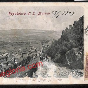 ai4796 - CARTOLINA D'EPOCA - San Marino Città - Panorama