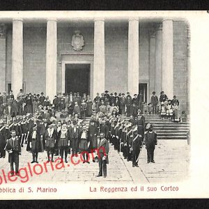 ai4797 - CARTOLINA D'EPOCA - San Marino Città - La Reggenza ed suo Corteo