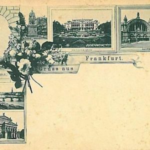 11706 - Ansichtskarten  POSTCARD - Deutschland GERMANY - GRUSS AUS Frankfurt