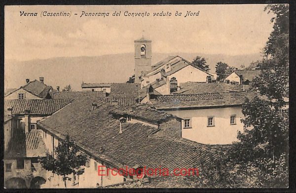 ae0532 - CARTOLINA  D'EPOCA - Arezzo Provincia - Verna