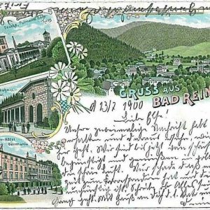 16307 - POSTCARD Ansichtskarten - POLAND: GRUSS AUS: Duszniki-Zdrój - Bad Reiner