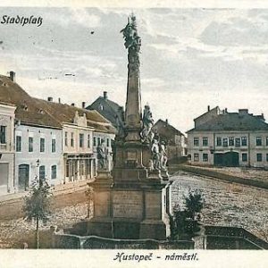 05989 --  VINTAGE POSTCARD Ansichtskarten - CZECHOSLOVAKIA: Hustopeče  Auspitz