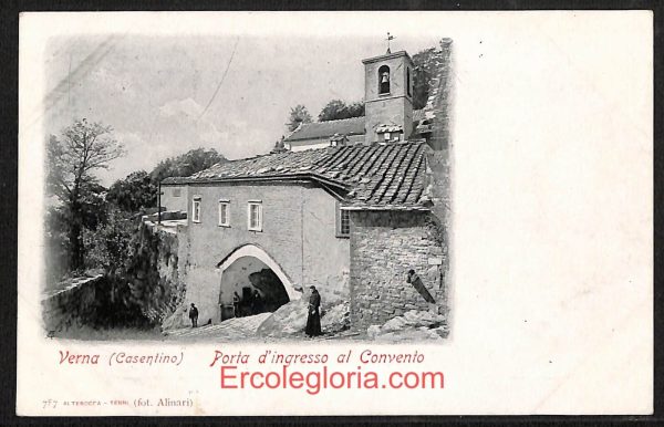 ae0533 - CARTOLINA  D'EPOCA - Arezzo Provincia - Verna