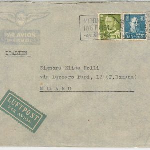 41986 - DENMARK  Dänemark -  POSTAL HISTORY -  COVER 1949 Medicine MENTAL HYGENE