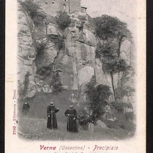 ae0534 - CARTOLINA  D'EPOCA - Arezzo Provincia - Verna   1905