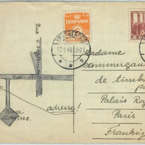 66657 - DENMARK - Postal History - POSTCARD to FRANCE 1949