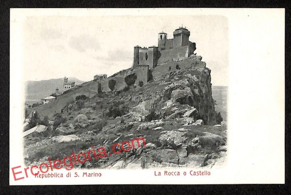 ai4804 - CARTOLINA D'EPOCA - San Marino Città - La Rocca