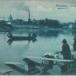 85715 - CARTOLINA d'Epoca -  MANTOVA città - BACINO PORTA CATENA
