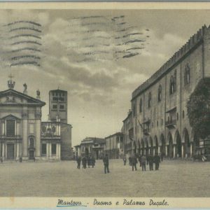 85721  - CARTOLINA d'Epoca -  MANTOVA città -  DUOMO  1941
