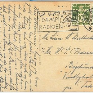 43202  - DENMARK -  POSTAL HISTORY -  Nice Postmark - MEDICINE / DEAF MUTE 1956