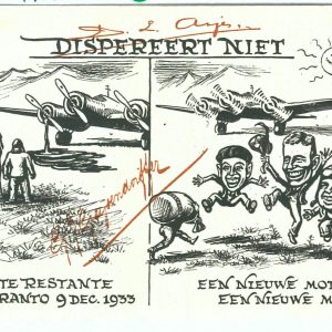 71013 - NETHERLANDS - SPECIAL FLIGHT CARD - LONGHI 3060 - 1933 Taranto