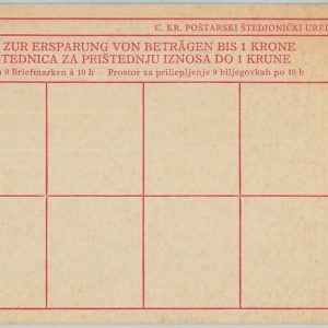 69863 - AUSTRIA - POSTAL HISTORY - Postal Savings Card # SK86 - GERMAN Croat