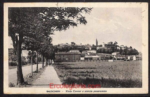 ae0678 - CARTOLINA  D'EPOCA - Asti Provincia - Baldichieri  1950