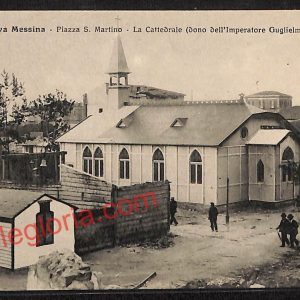 ag8459 - CARTOLINA D'EPOCA - Messina Città - Piazza San Martino
