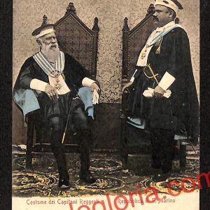 ai4807 - CARTOLINA D'EPOCA - San Marino Città - Costume dei Capitani Reggenti