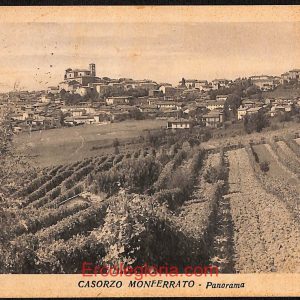 ae0686 - CARTOLINA  D'EPOCA - Asti Provincia - Casorzo Monferrato