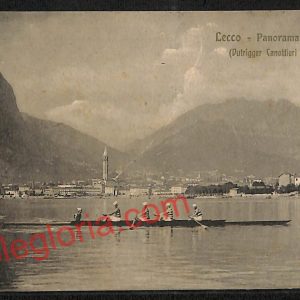 ag5938 - CARTOLINA D'EPOCA - Lecco Città - Panorama   1909