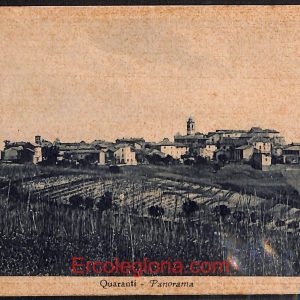 ae0690 - CARTOLINA  D'EPOCA - Asti Provincia - Quaranti  1933