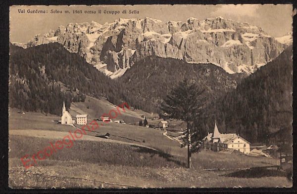 ae4029 - CARTOLINA  D'EPOCA - Bolzano Provincia - Selva di Val Gardena