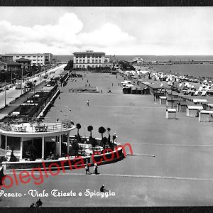 ah6430 - CARTOLINE  D'EPOCA - Pesaro Città - Viale Trieste e Spiaggia