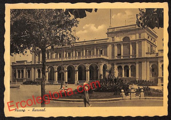 ah6431 - CARTOLINE  D'EPOCA - Pesaro Città - Kursaal